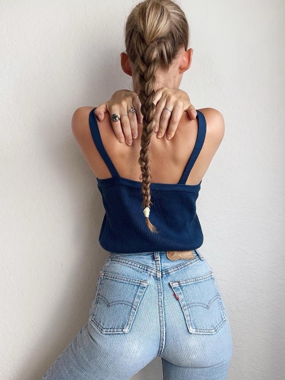Vintage Ribbed Knit Top - Picture 3 of 6